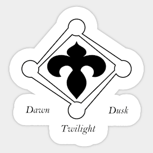 dawn dusk twilight Sticker